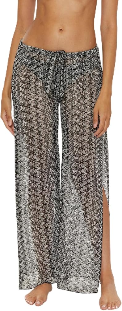 BECCA womens Granite Bay Pants, Casual, High Side Slits, Beach Cover Ups for Women