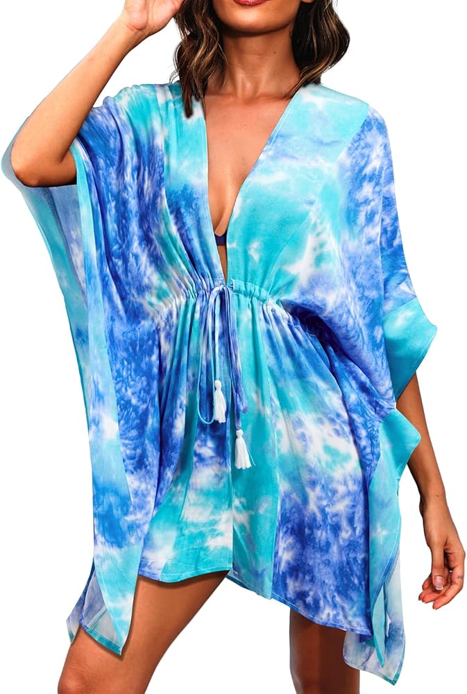 Aqua Eve Kimonos for Women Summer Cover Up Swimsuits Casual Beach Coverups