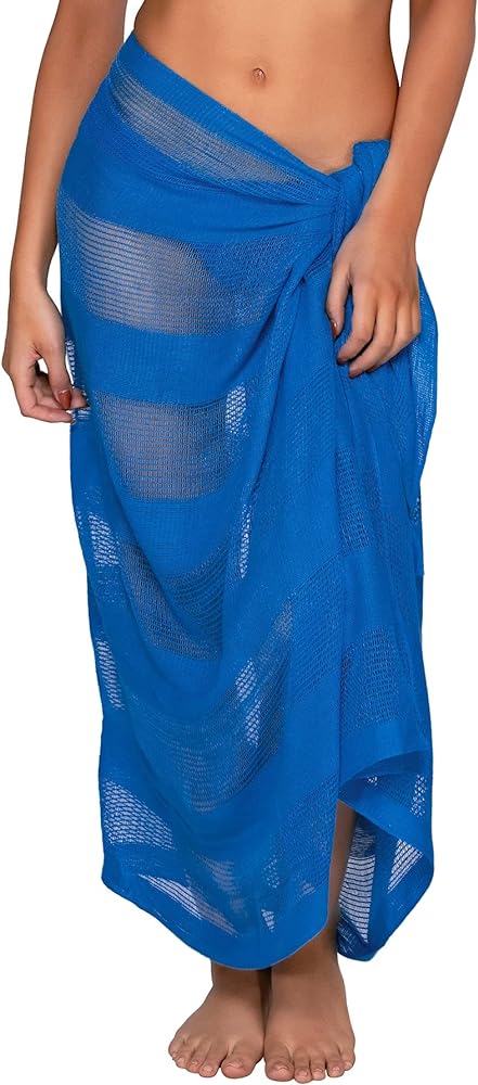 Sunsets Paradise Pareo Women's Swimsuit Long Sarong Wrap Cover Up