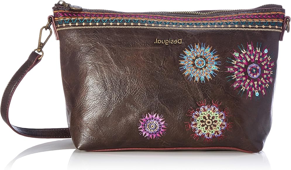 Desigual Accessories PU Across Body Bag, Bolsa para Cuerpo Mujer, Talla única