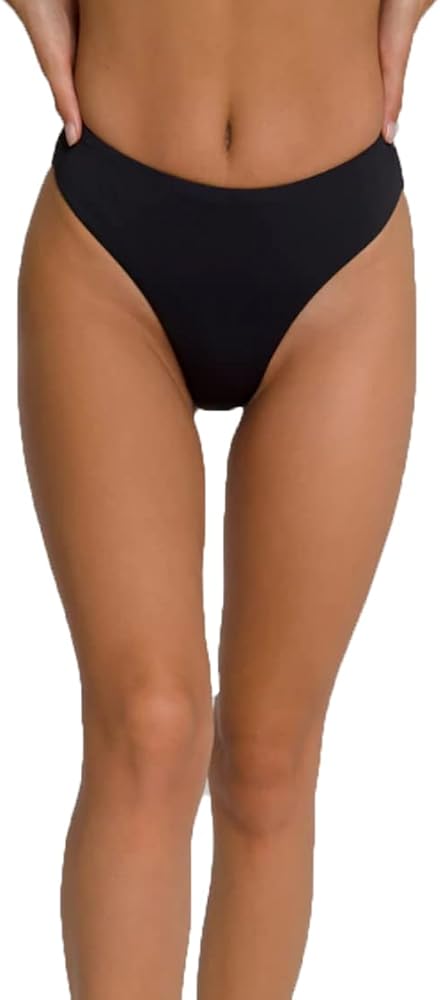 Good American Women's Good Waist Cheeky Bikini Swim Bottoms -