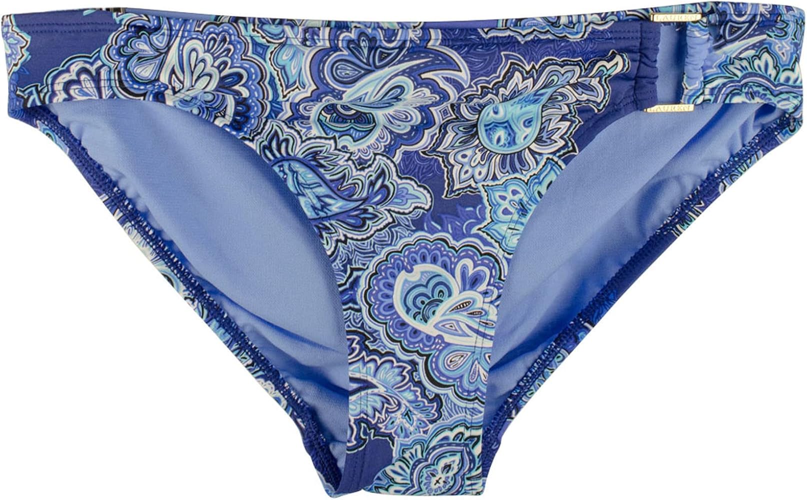 Lauren Ralph Lauren Women's Hipster Bikini Bottoms-Blue-12