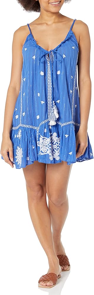 Ramy Brook Women's Sorrel Sleeveless Embroidered Mini Dress