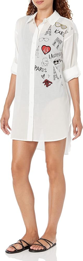 KARL LAGERFELD Women's Swim Coverup