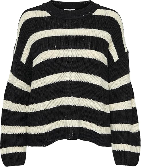 JDY Justy L/S Stripe Knt Noos Jersey Suéter para Mujer