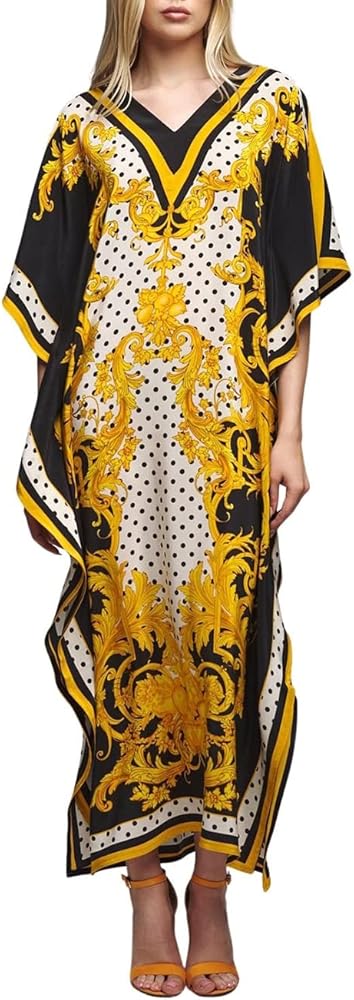 Bsubseach Caftan Cover Ups for Swimwear Women Kaftan Dress Summer Beach Cover Up Resort Wear