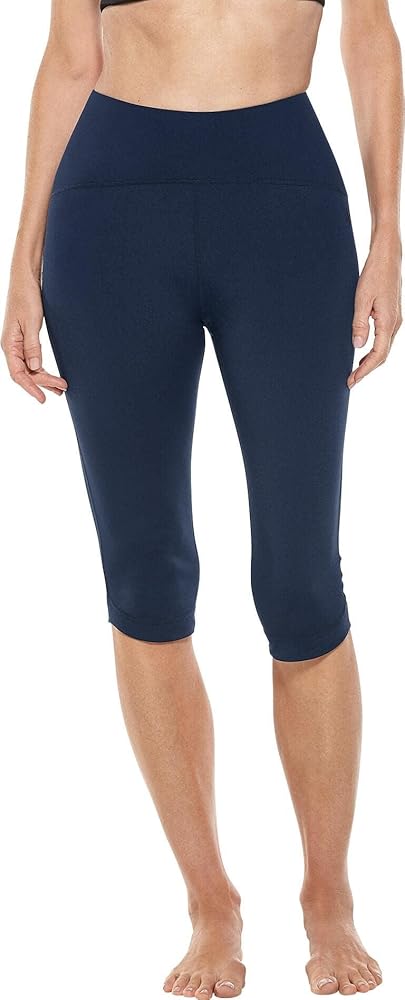 Coolibar UPF 50+ Women's Tulip Swim Capris - Sun Protective