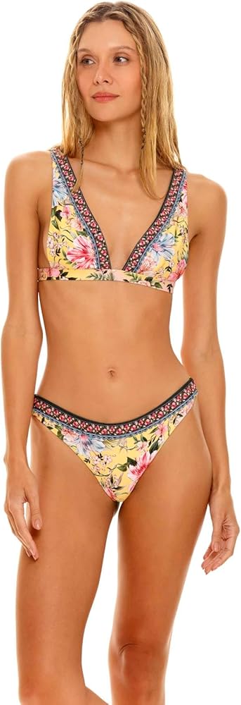 AGUA BENDITA Swimwear Women's Lola Sally Bottom (as1, alpha, l, regular, regular) Multi