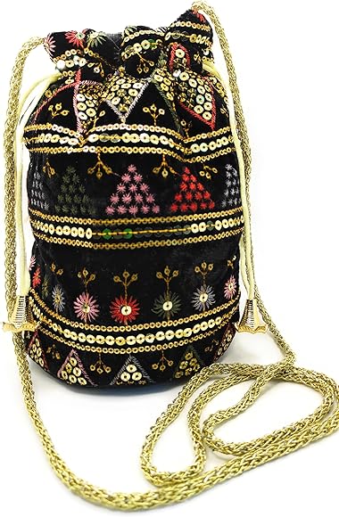 belelle Bolsos Bombonera HIndu | Bolsos Fiesta Bombonera | Bolso Mano de Mujer | Bolso Bandolera mujer | Bolsa Tela | Bolso Saco | Potli