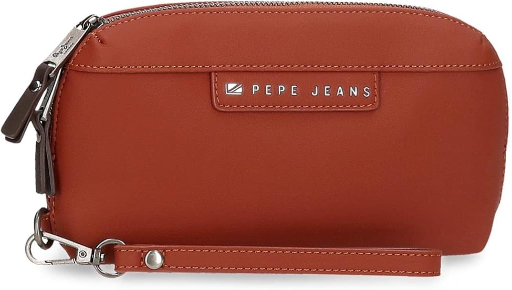 Pepe Jeans Piere Bolso de Mano Naranja 20x11x4 cms Piel sintética