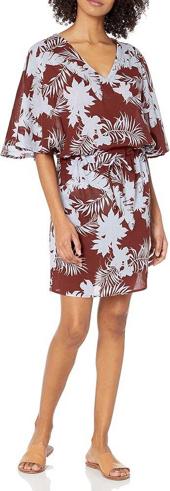 Seafolly womens Printed Kaftan Swimsuit Cover Up DressSwimwear Cover-Up