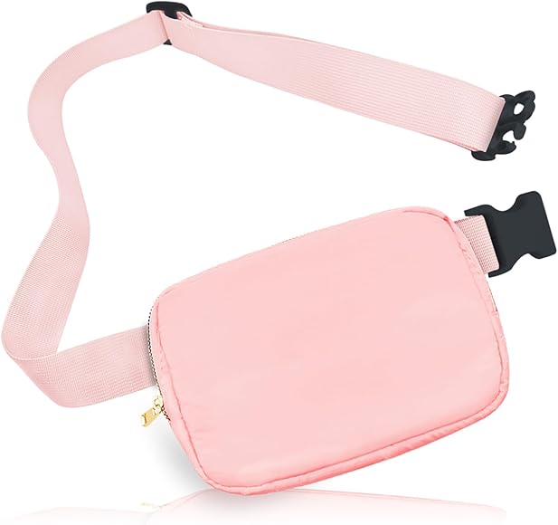 DUGEHO PU Fanny Pack Ladies,Crossbody Bag, Bolso de hombro de las señoras con cremallera y correa de hombro desmontable,Ladies Mobile Phone Shoulder Bag(Blanco)