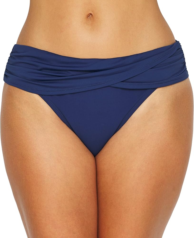 Bleu Rod Beattie James Bonded Sarong Bikini Bottom 10, Navy