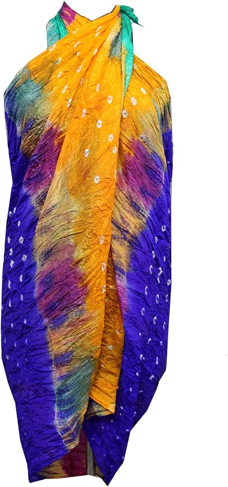 Tie-Dye Sarong Pareo Swimsuit Cover-Up Wrap Beach Dress