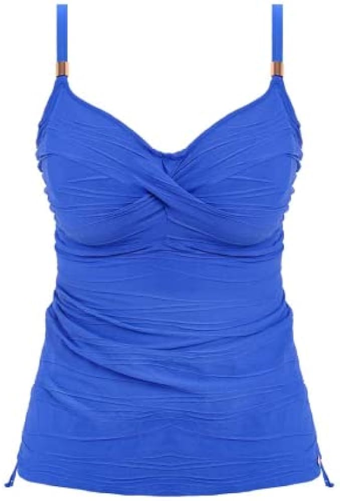 Fantasie Beach Waves Tankini Twist Front Adjustable Leg Tankini Tops Swimwear