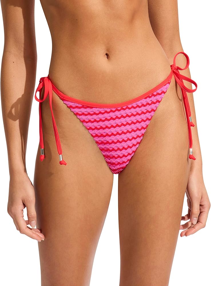 Seafolly Women's Standard Tie Side Brazilian Bikini Bottom