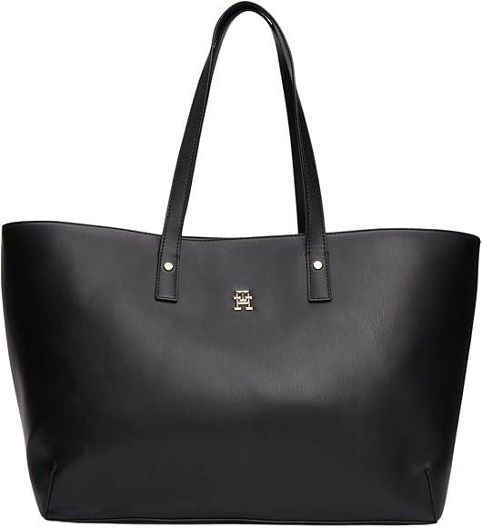 Tommy Hilfiger TH Chic Tote Aw0aw16302, Bolso de Mano para Mujer, Talla única