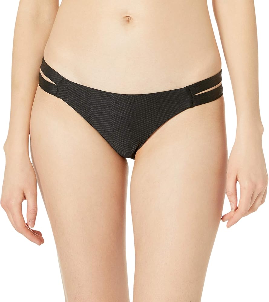 RVCA Women's Standard Bodega Medium Coverage Bikini Bottom