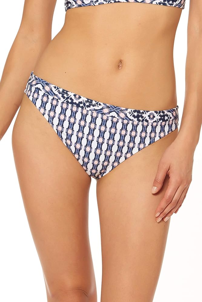 Jessica Simpson Womens Shirred Hipster Swim Bottom Separates