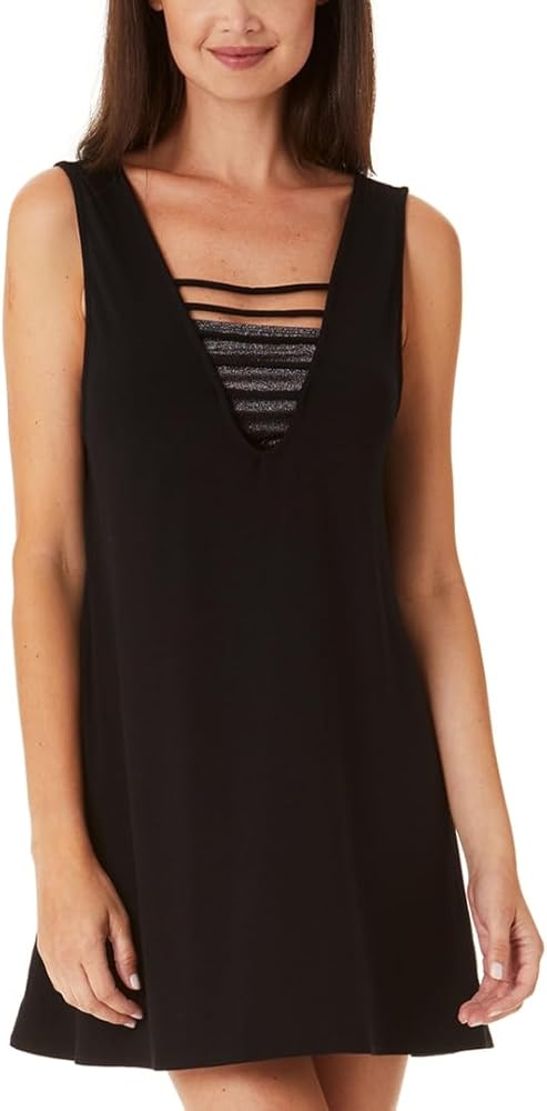 Women Juniors' Strappy Swim Cover-Up Dress