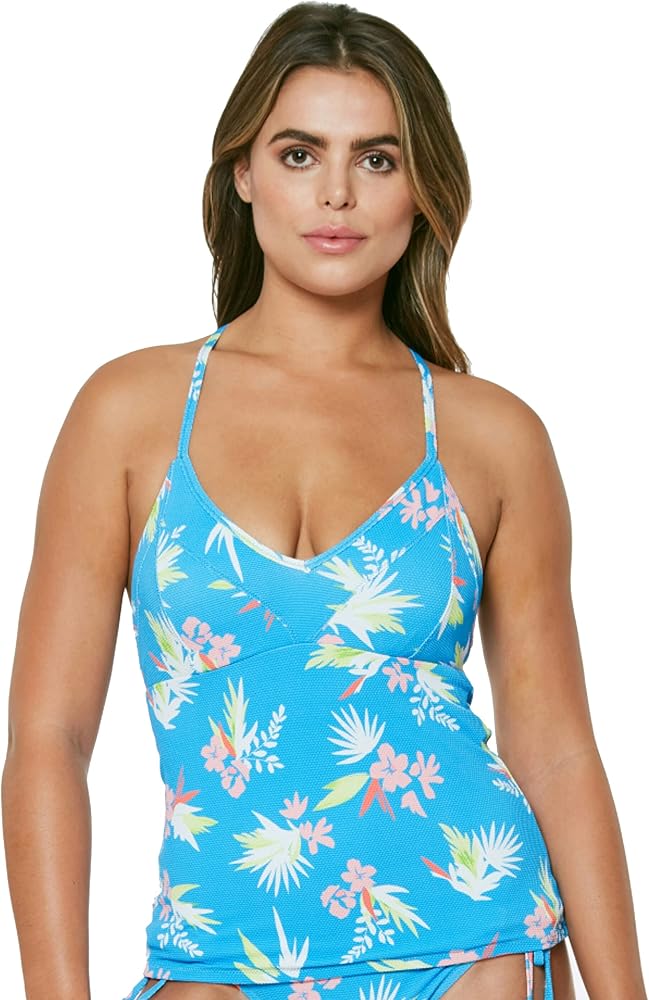 Jessica Simpson Women's Standard Mix & Match Floral Bikini Swimsuit Separates (Top & Bottom)