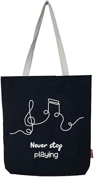 Hello-Bags Bn-003-free, Bolso Tote Bag con Cremallera y Forro para Mujer, 37x38 cm