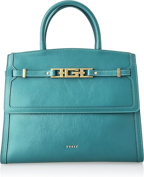 GUESS Cristina Medium Satchel, Bag para Mujer, Talla única