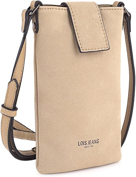 Lois - Bolso para Movil Mujer con Bandolera Asa Regulable de Marca Diseñado en España.