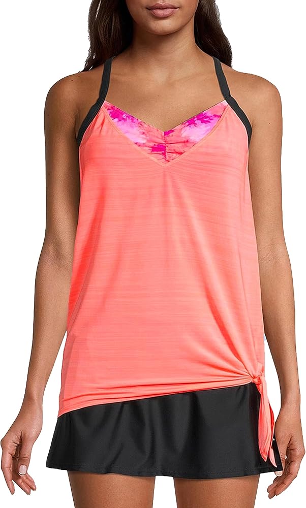 ZeroXposur Erupt Knot 2For Tankini Tops for Women, Swim Tops Women Top Only, Tankini Tops for Women Swimwear Top Only