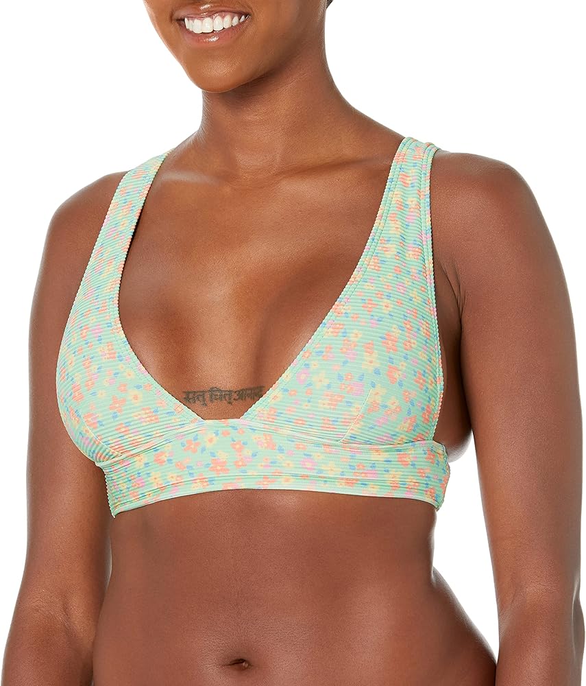 Billabong Women's Standard I Sea You Tanlines Remi Plunge Bikini Top