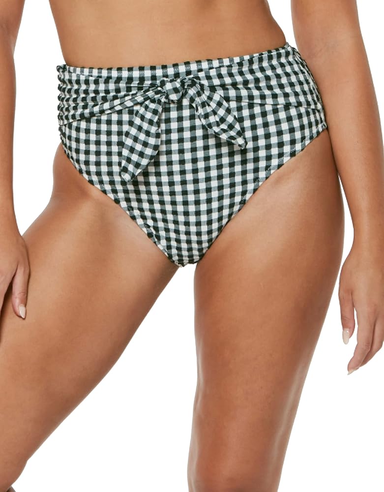 Jessica Simpson Women's Standard Mix & Match Plaid Bikini Swimsuit Separates (Top & Bottom)