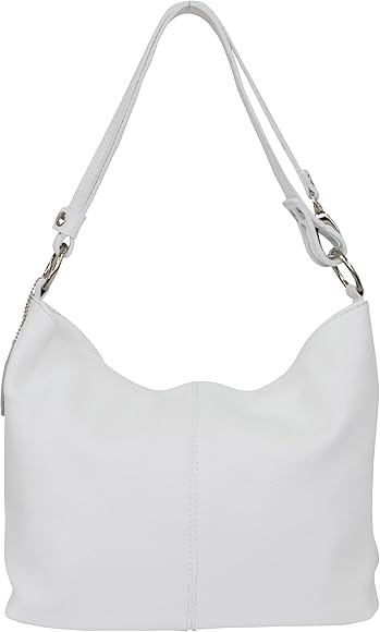 AMBRA Moda GL005 - Bolso de mano para mujer de cuero, bolso de hombro y bandolera