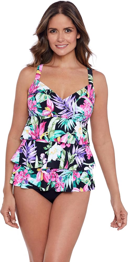 Women's Triple Tier Tankini Top