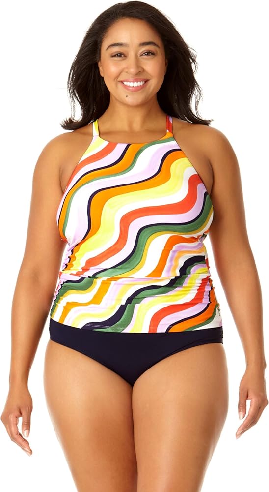 Women's High Neck Tankini Top