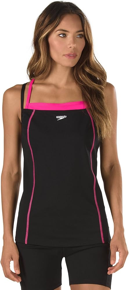 Speedo Women's Endurance+ Double Strap Tankini top