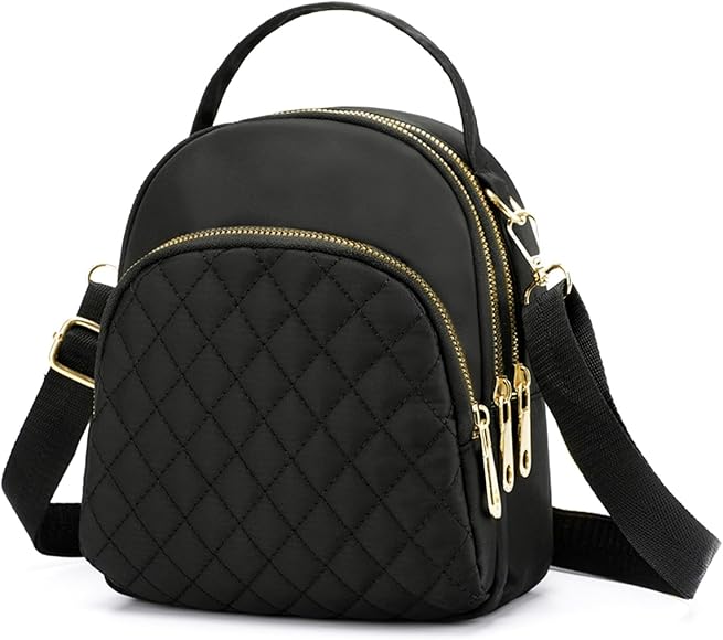 Bolso Mochila Mujer Antirrobo, Moda Portatil Bandolera Casual Regalo, Impermeable Niñas Escolares, para School Viaje Negro