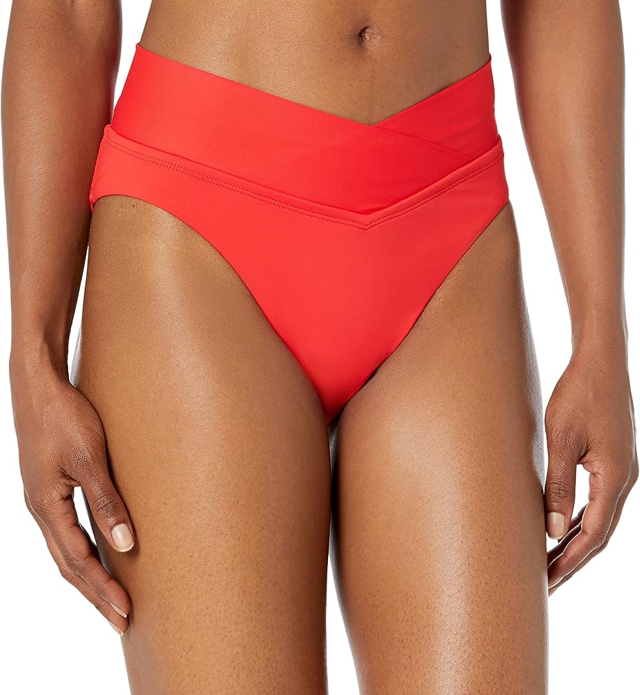 Cross Over High Waist Bikini Swimsuit Bottom