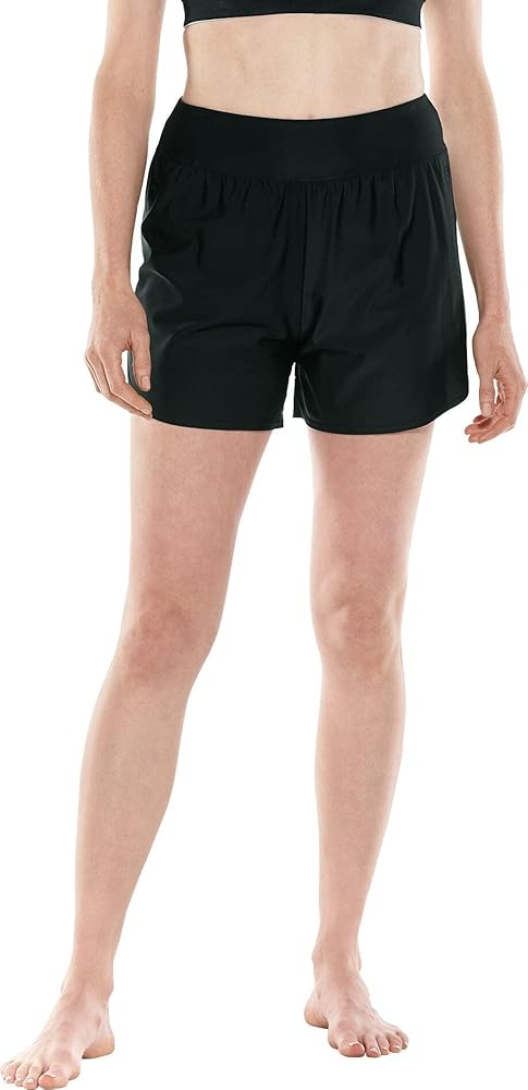 Coolibar UPF 50+ Women's Ripple Swim Shorts - Sun Protective