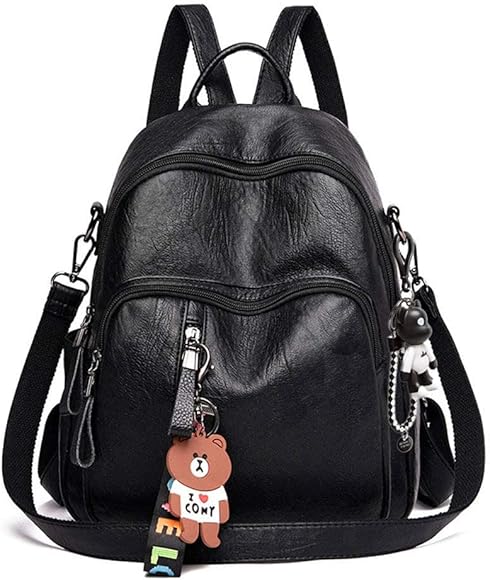 AINUOEY Mujer Bolsos Mochila Casual Bandolera Marca Mediano Antirrobo Italianos PU Cuero 76656 1 piezas