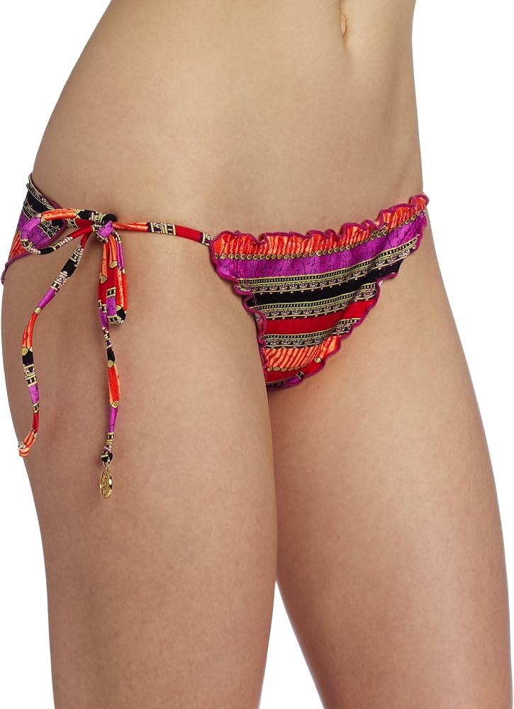 Luli Fama Women's Standard Pura Fiesta Wavey Brazilian Tie Side Bottom