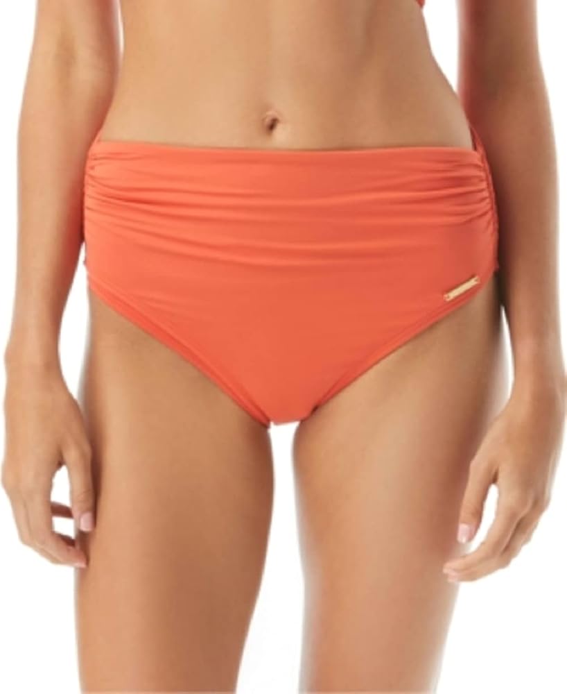 Vince Camutos Persimmon High-Waisted Bikini Swim Bottom, US Large