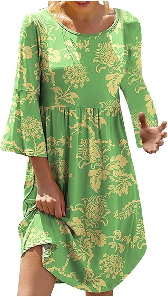 for Lady Ladies' Extensible Shirt Patterned Three Quarter Length Sleeve Traditional Binding