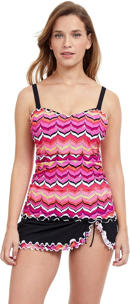 Profile by Gottex Women's Standard Palm Springs D-Cup Tankini