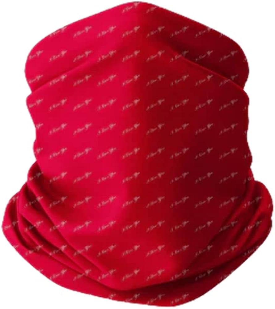 Neck Gaiter For Women Girls Men - Multi-Purpose -UPF 50+UV Sun Protection -Face Cover Buff Bandana Head Cover Red Love XS