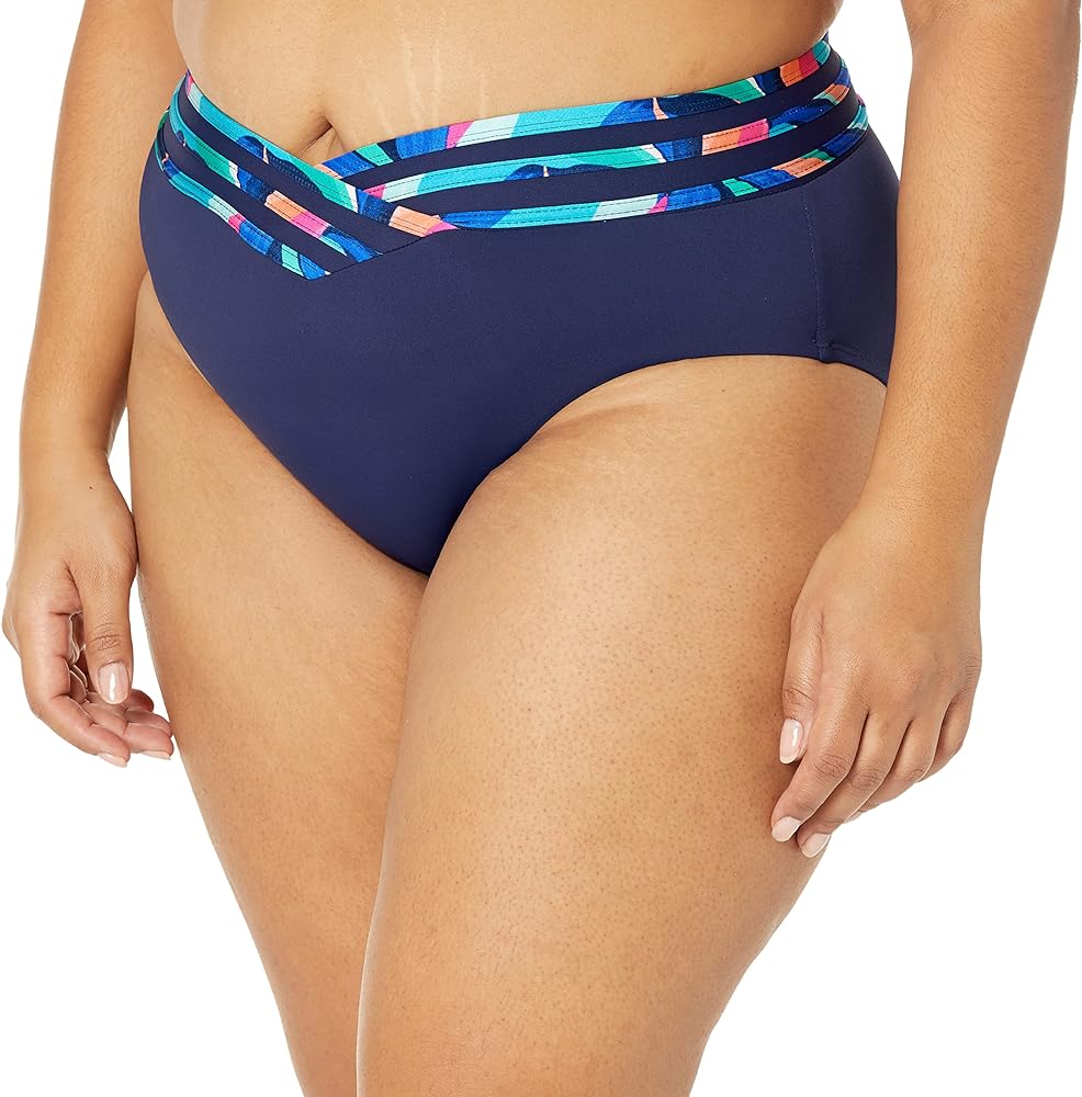 V-Front High Waist Bikini Swimsuit Bottom