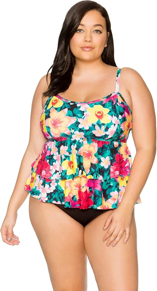 Women's Olivia Layered Tankini Top Swimsuit