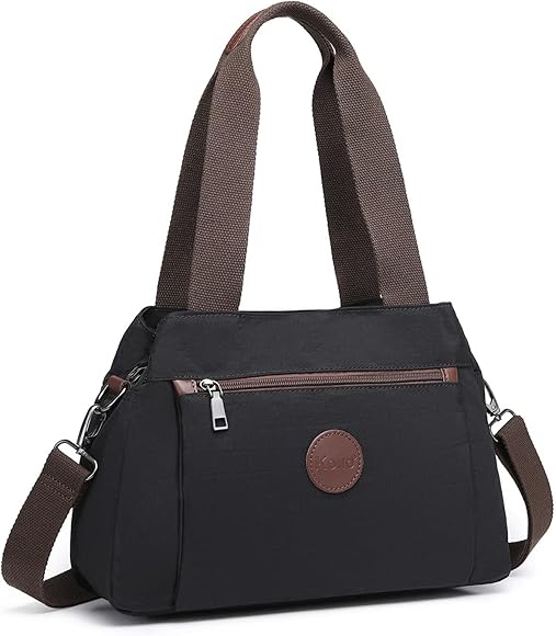 Kono Bolso de mano para mujer, estilo hobo, vintage, con asa superior, casual, multifunción, para el trabajo, las compras