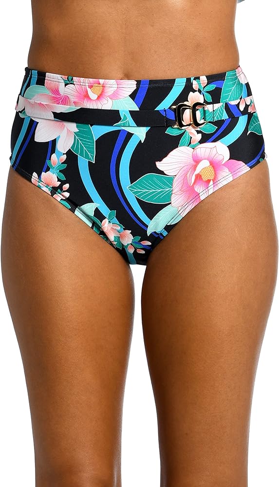 La Blanca Women's High Waist Swimsuit Bottom