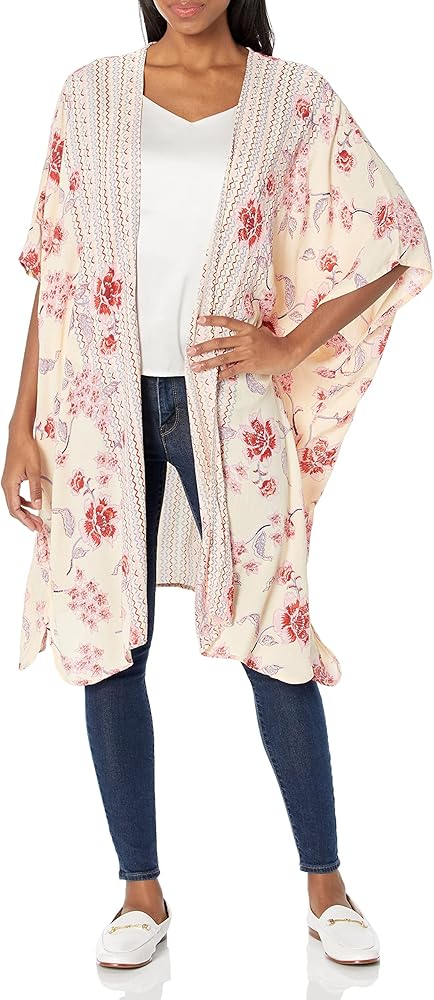 Angie Women's Floral Kimono