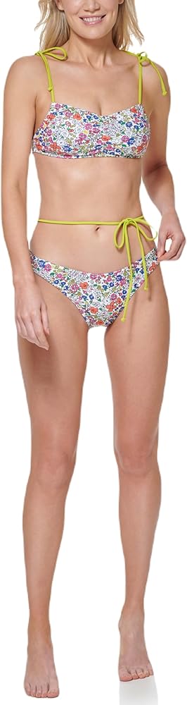 Tommy Hilfiger Women's Cheeky Comfortable High Leg Bikini Bottom